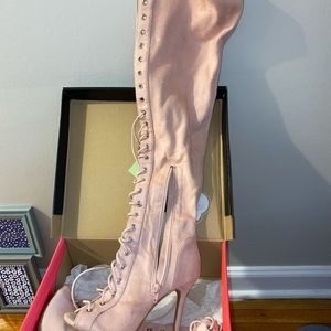 Charlotte Russe Lace Up Boots